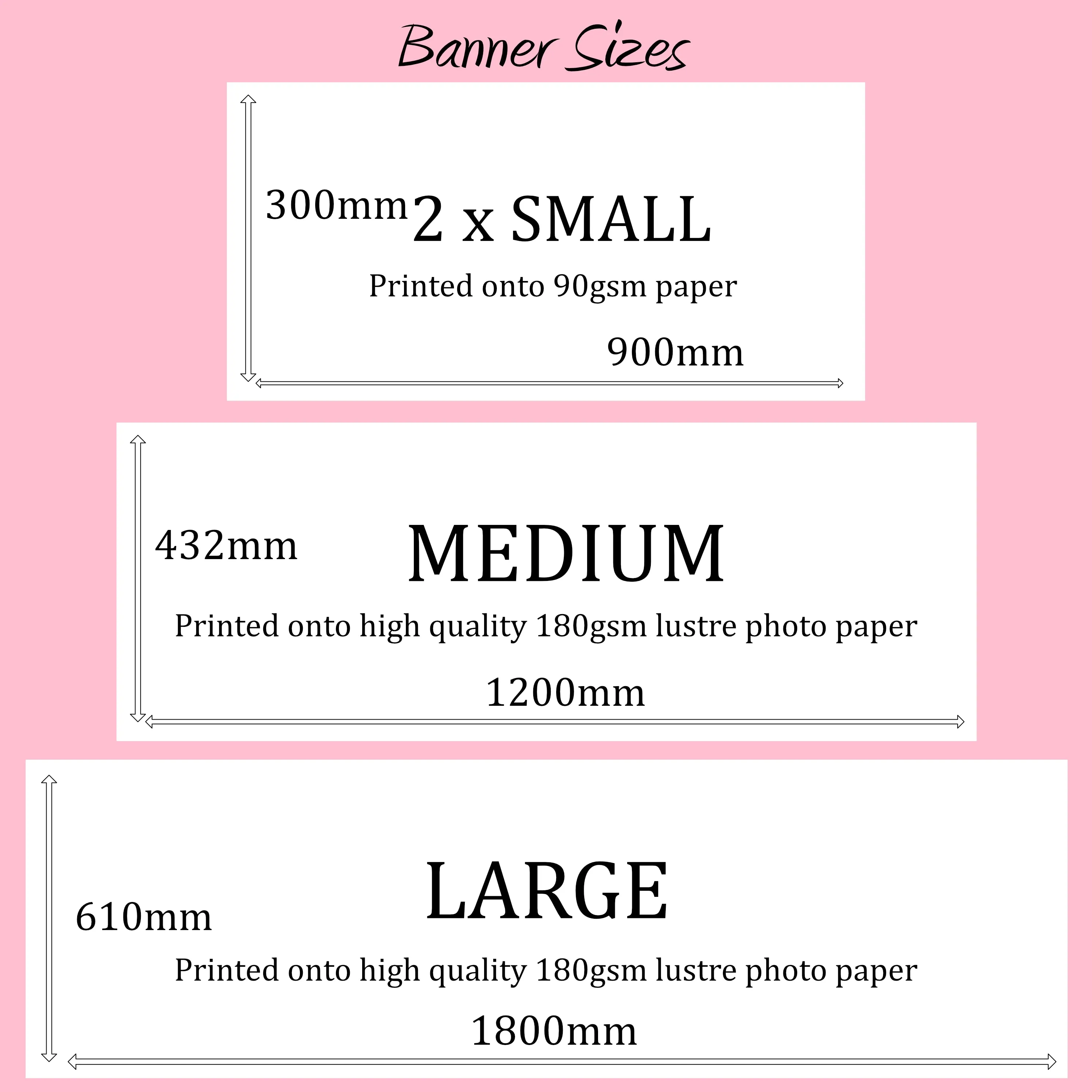 Personalised Birthday Party Banner Pink Champagne