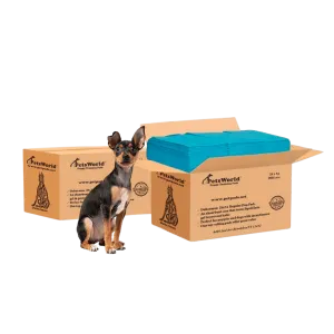 PetsWorld Economy Value Puppy Training & Potty Pads (28x34 inch)