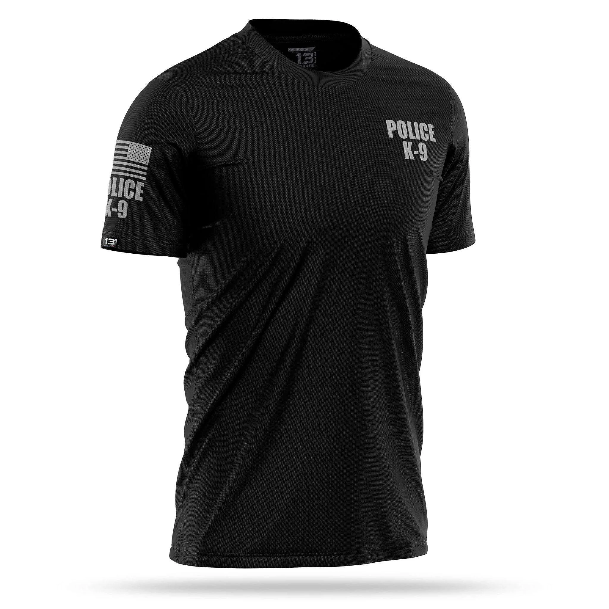 [POLICE K9] Men's Performance Shirt [BLK/GRY]