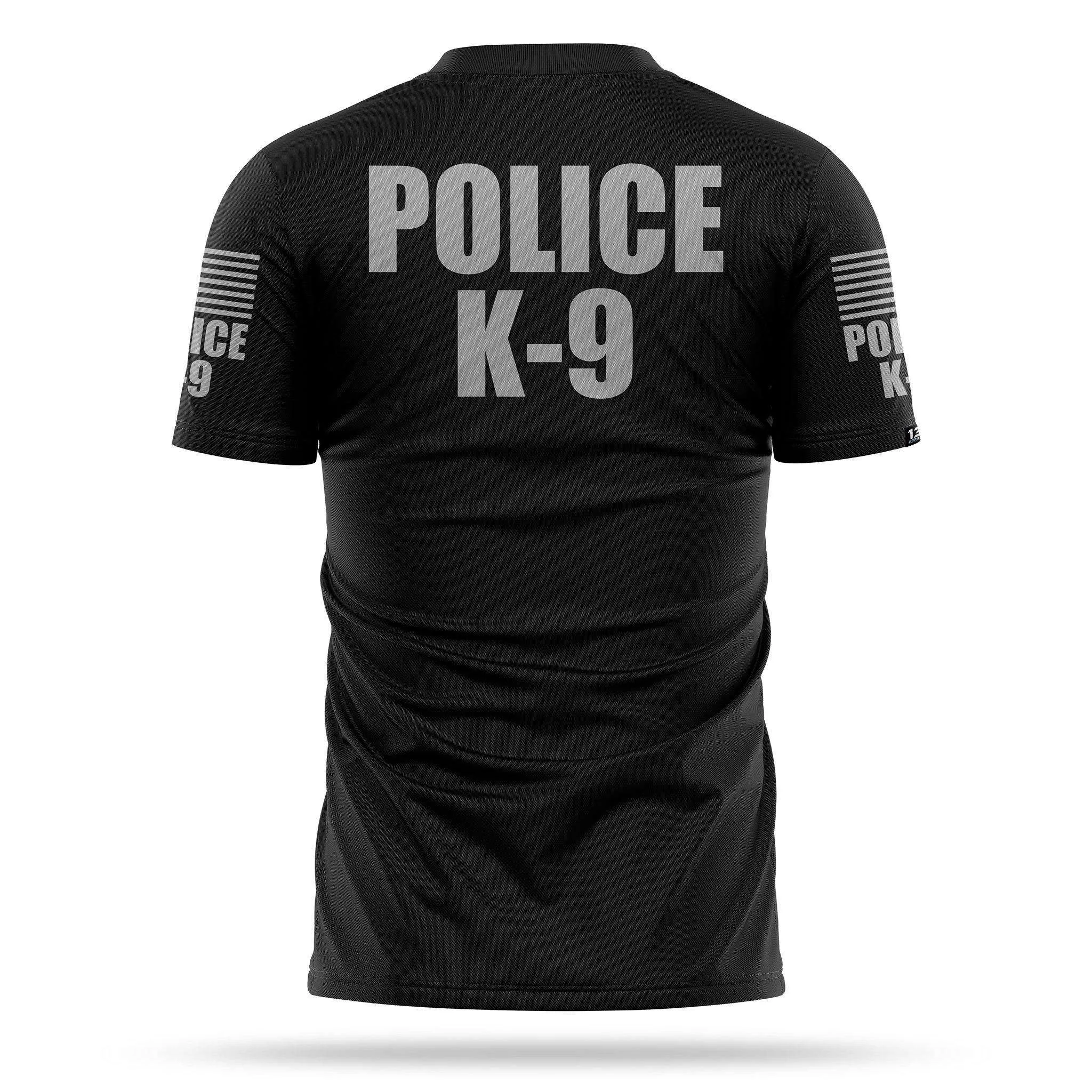 [POLICE K9] Men's Performance Shirt [BLK/GRY]