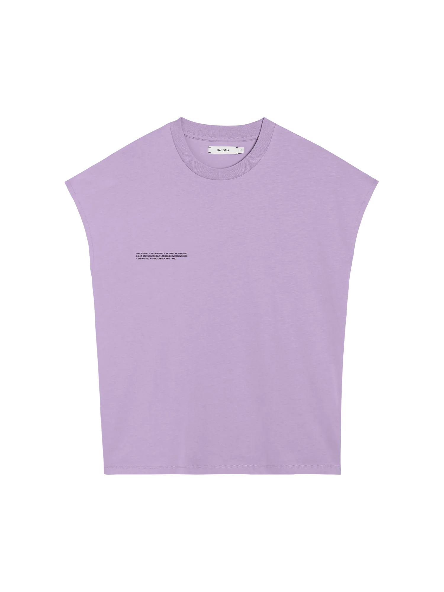 PPRMINT™ Organic Cotton Cropped Shoulder T-shirt Core—orchid purple