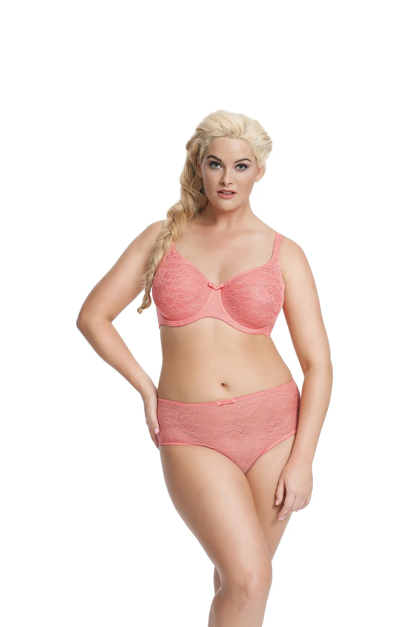 Pure Lace Coral T-Shirt Bra - Sculptresse