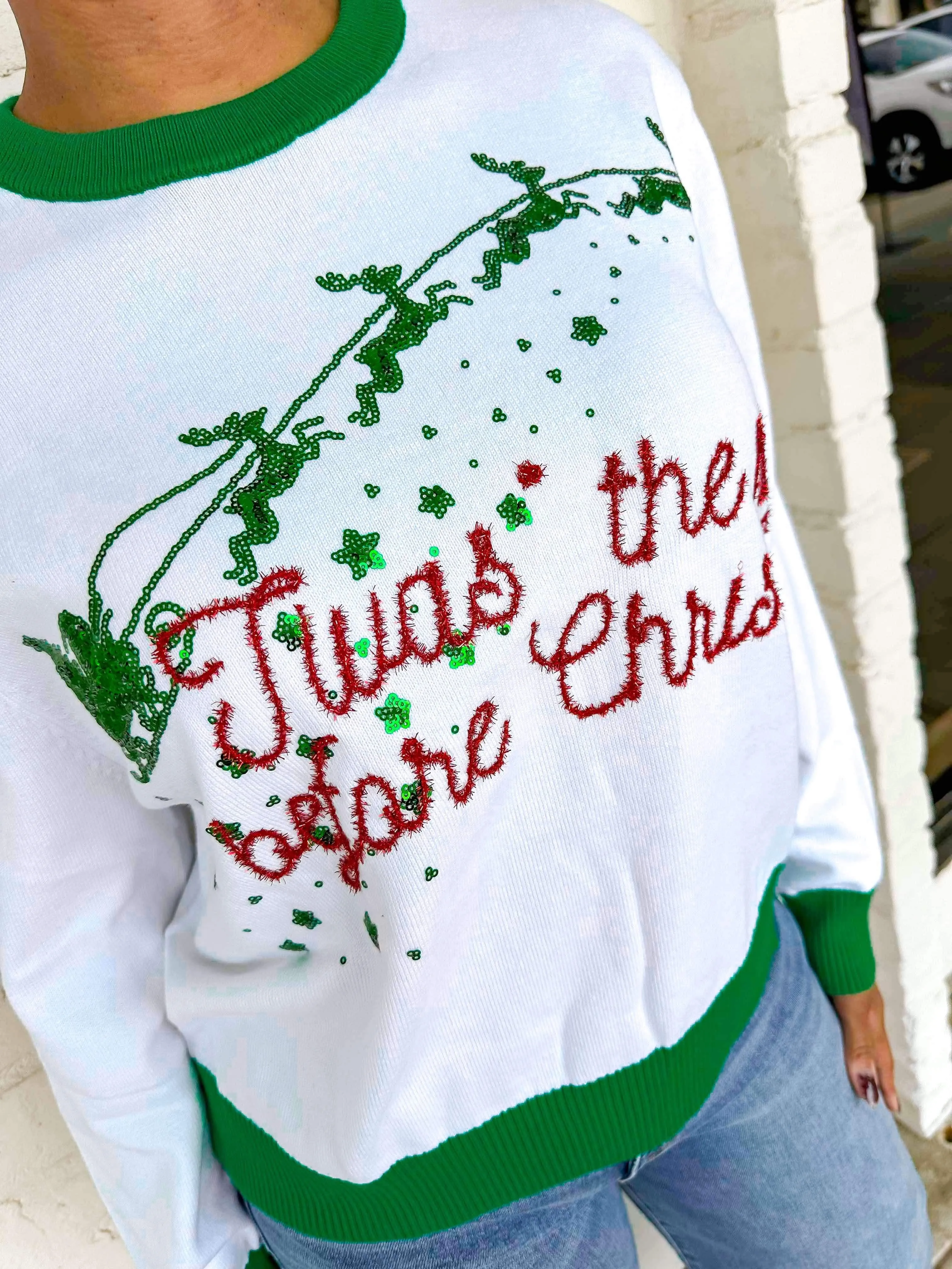 Queen Of Twas The Night Before Christmas Sweater