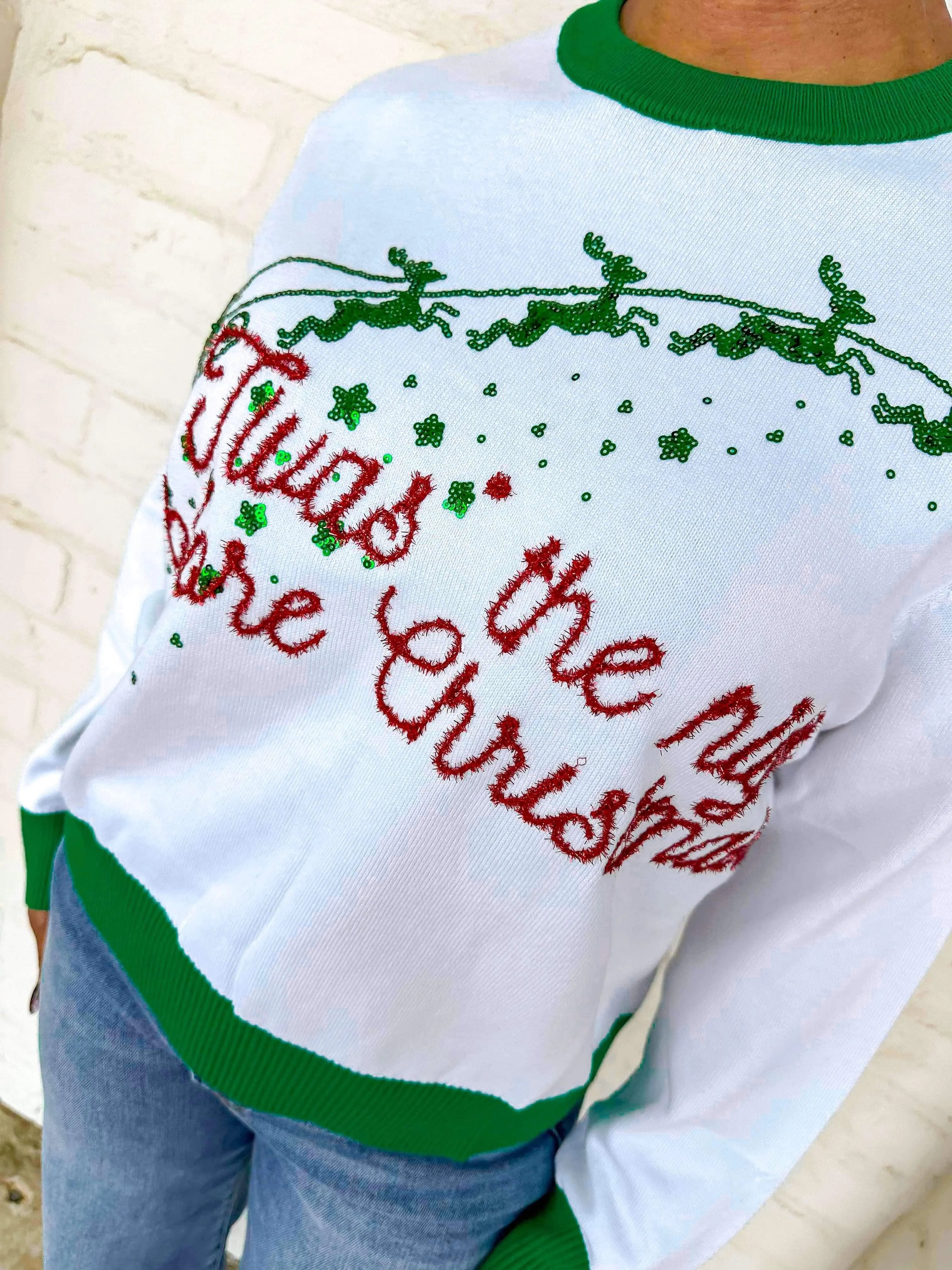 Queen Of Twas The Night Before Christmas Sweater