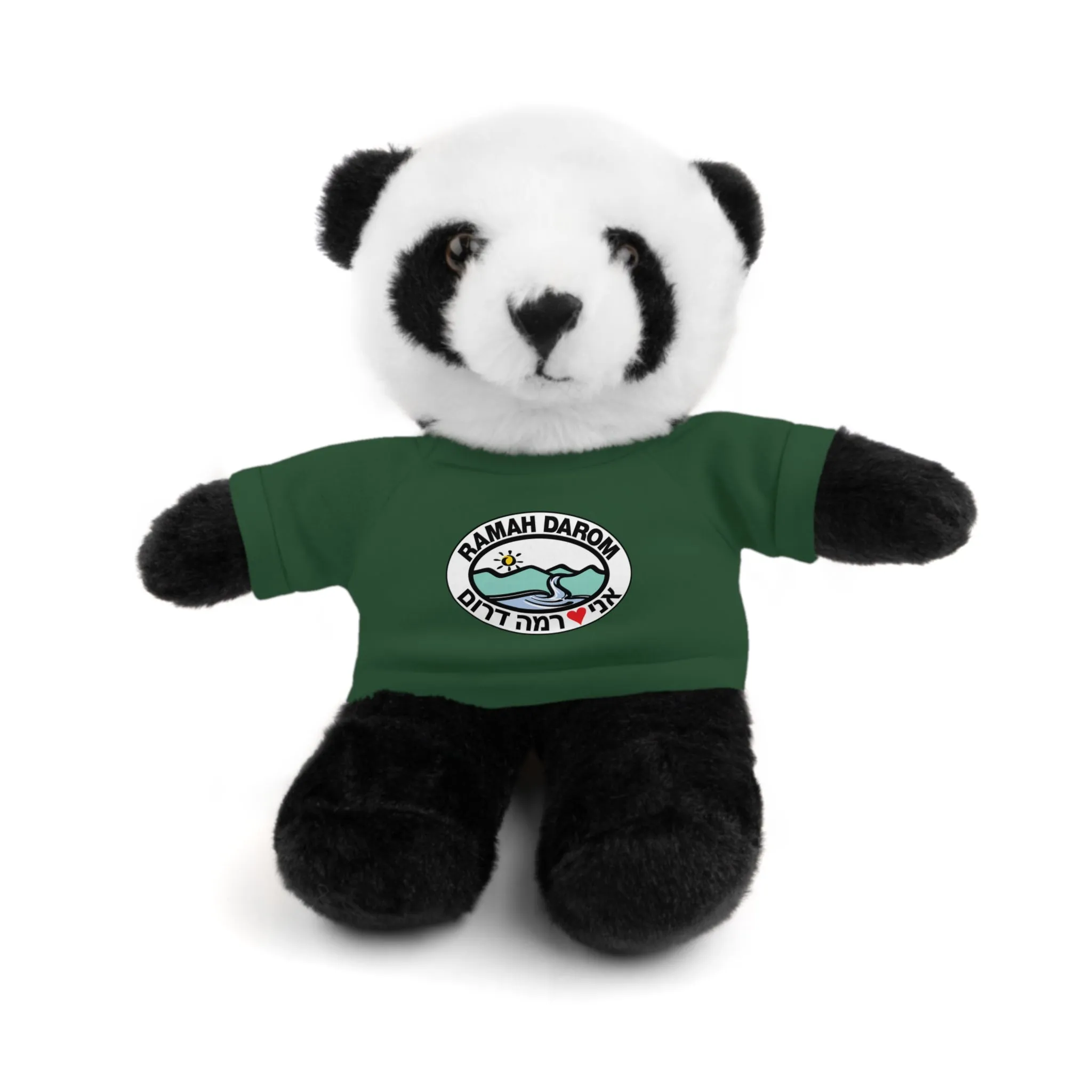 Ramah Darom Stuffed Panda - Classic Heart