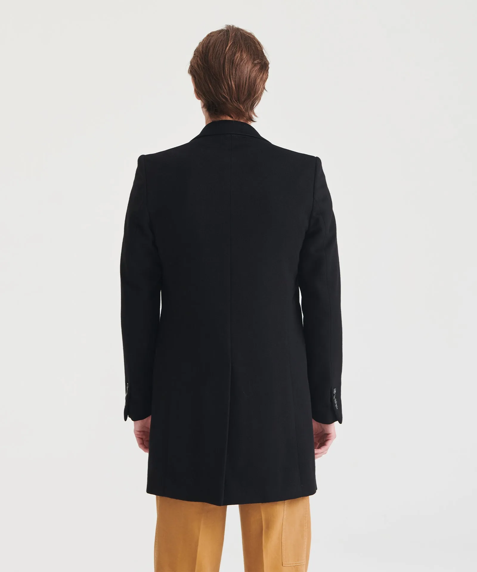 Reclaimed Cashmere Tailored Coat