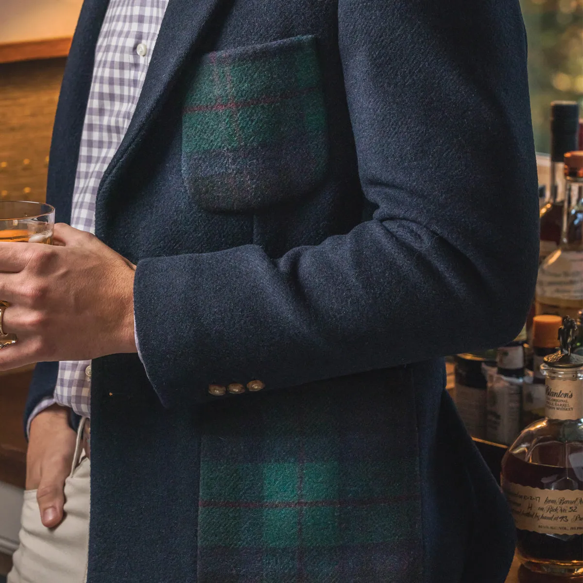 Reserve Tartan Cocktail Coat