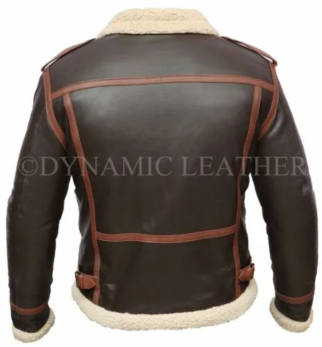 Resident Evil 4 Leon Kennedy Shearling Lederjacke