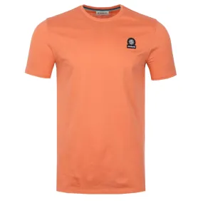 Sandbanks Badge Logo T Shirt in Coral