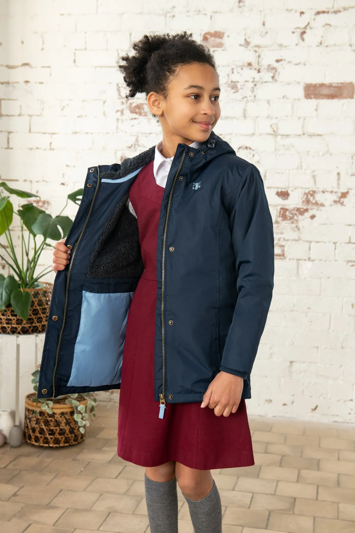 School Coat - Navy