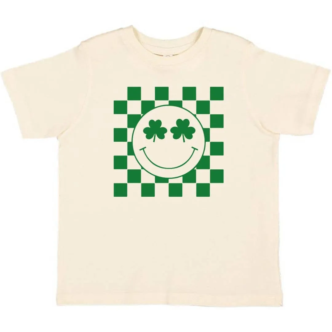 Shamrock Smiley St. Patrick's Day Short Sleeve T-Shirt