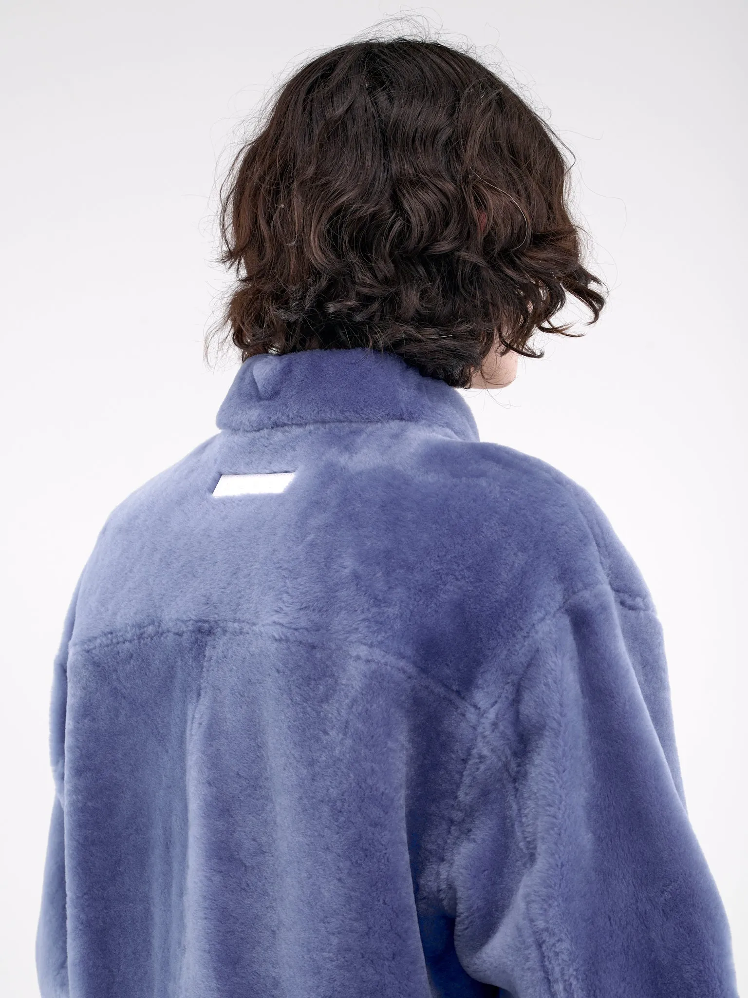 Shaved Shearling Jacket (JUMY0080A1-ULM121-BLUE-LILAC)