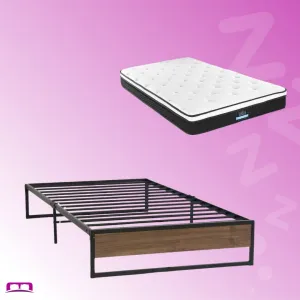 Single Package | Oslo Bed & Bonita Pillow Top Mattress (Medium Firm)