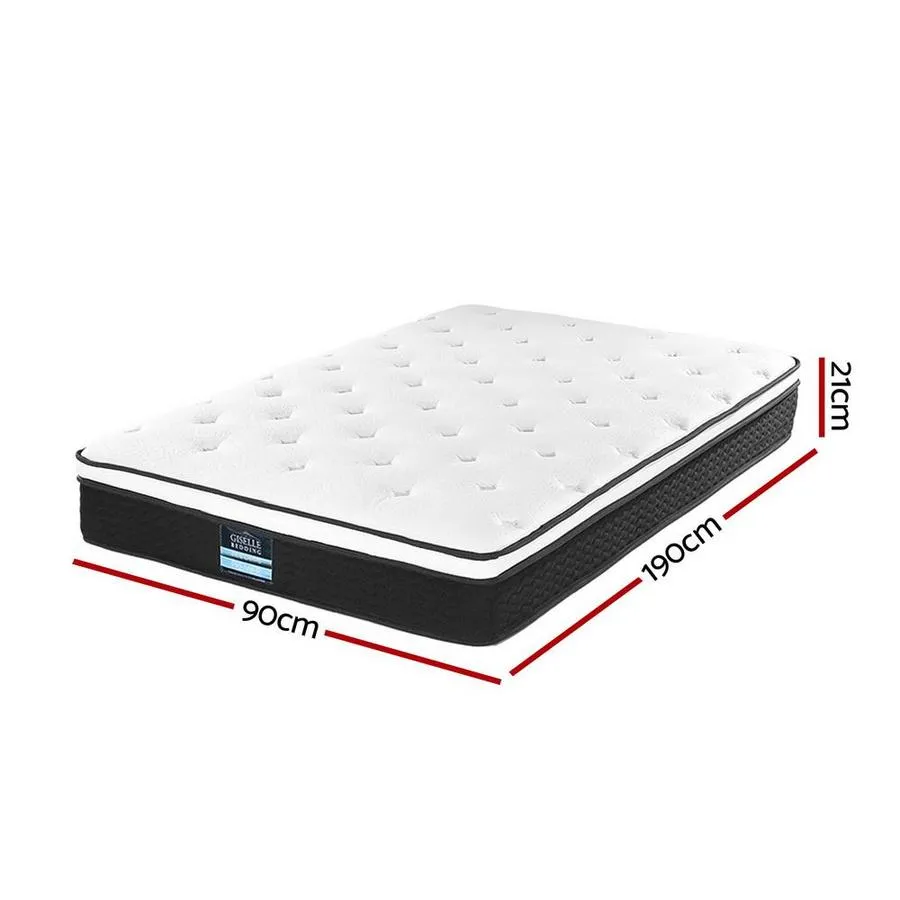 Single Package | Oslo Bed & Bonita Pillow Top Mattress (Medium Firm)