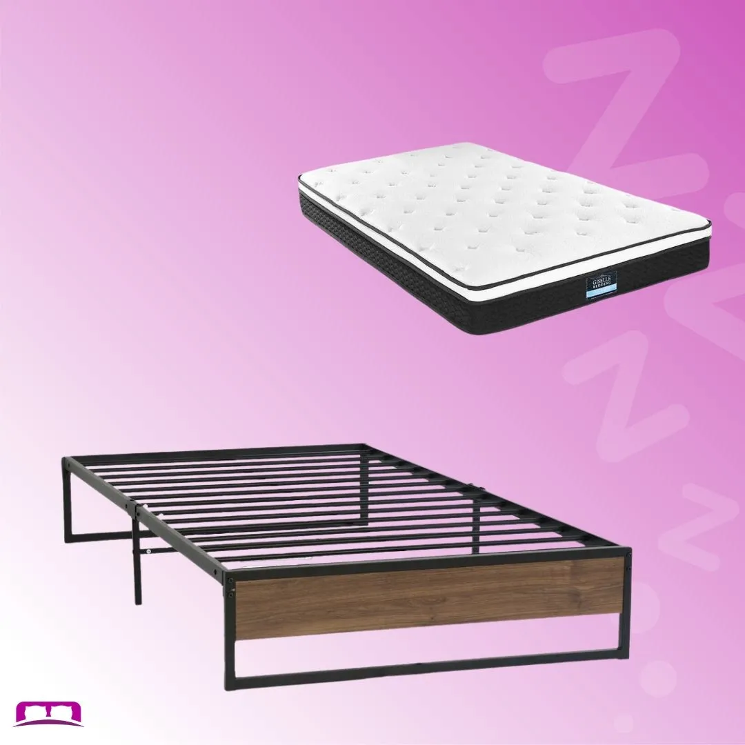 Single Package | Oslo Bed & Bonita Pillow Top Mattress (Medium Firm)