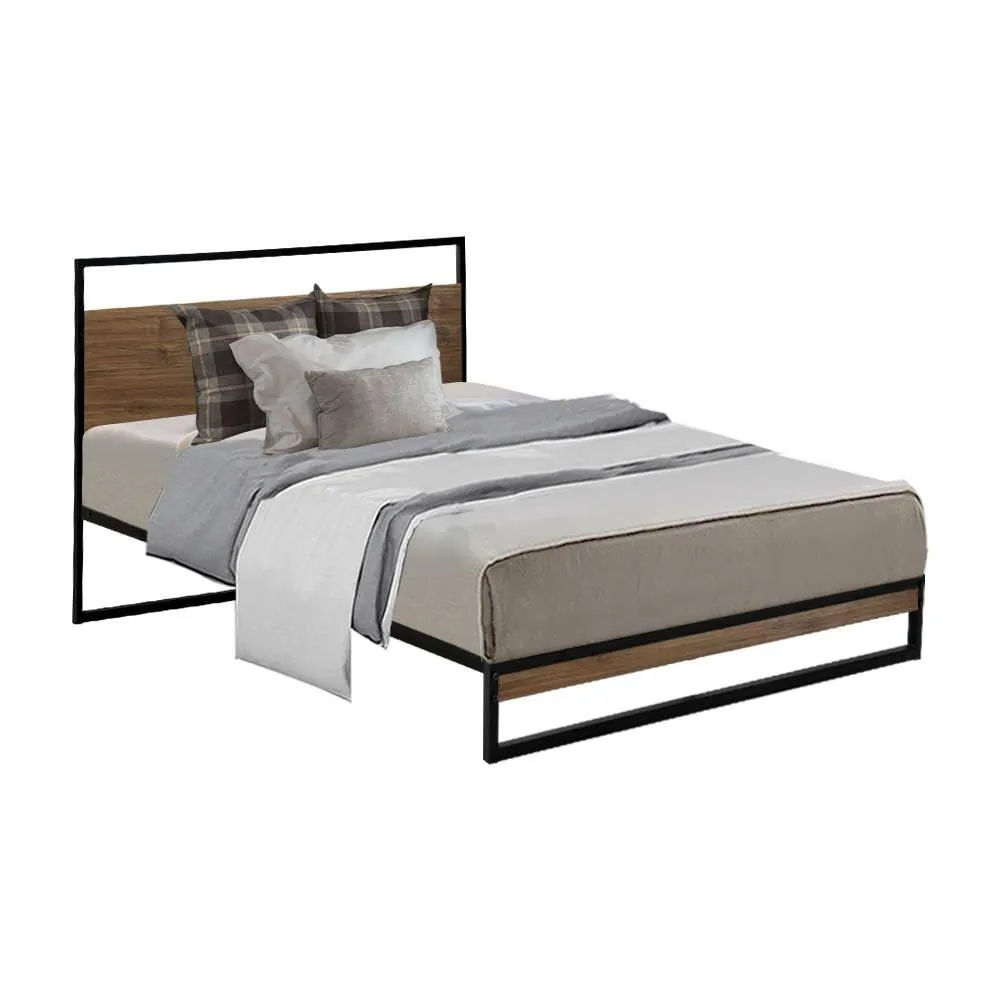 Single Package | Stockton Wooden Bed Frame & Bonita Pillow Top Mattress (Medium Firm)