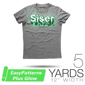 Siser EasyPatterns Plus Glow Heat Transfer Vinyl - 12" x 5 Yards