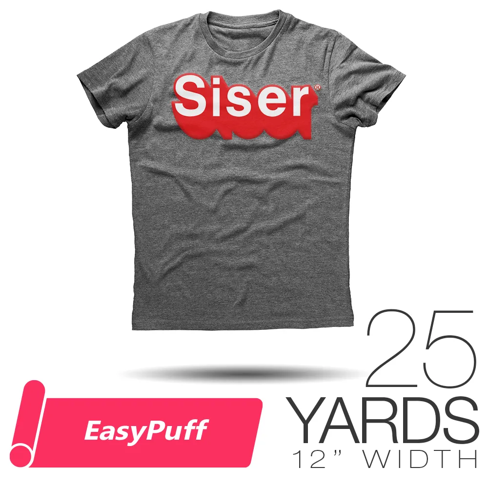 Siser EasyPuff Heat Transfer Vinyl - 12" x 25 Yards