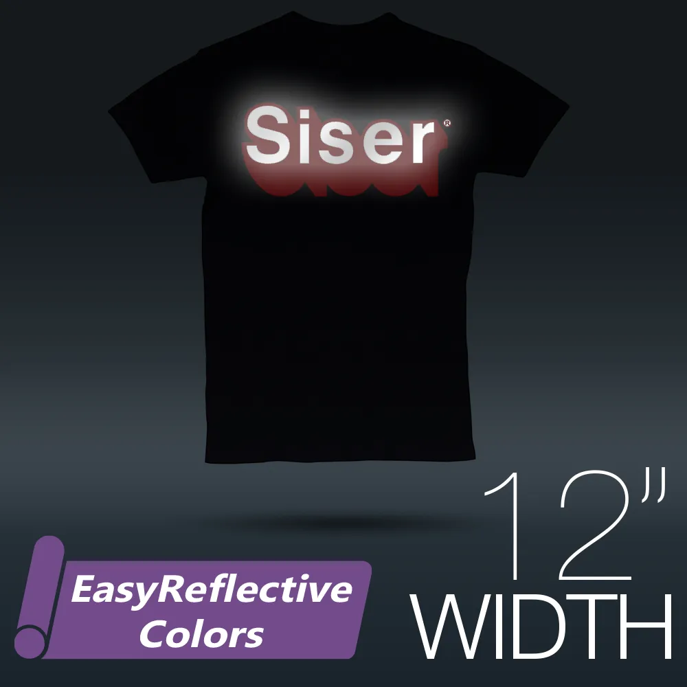 Siser EasyReflective Colors Heat Transfer Vinyl - 12" Width