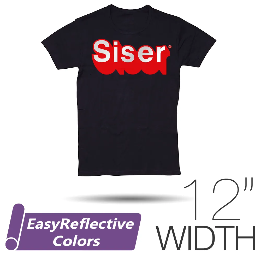 Siser EasyReflective Colors Heat Transfer Vinyl - 12" Width