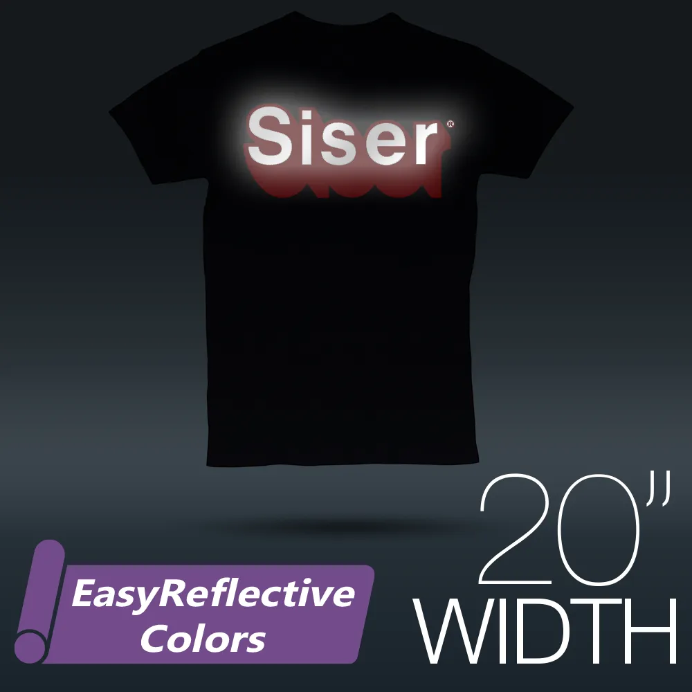 Siser EasyReflective Colors Heat Transfer Vinyl - 20" Width