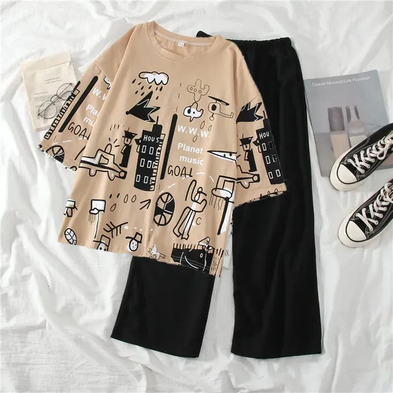 Skin Funky Style T-Shirt & Trouser