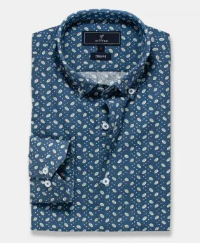 Sprint Printed Shirt (Slim Fit)