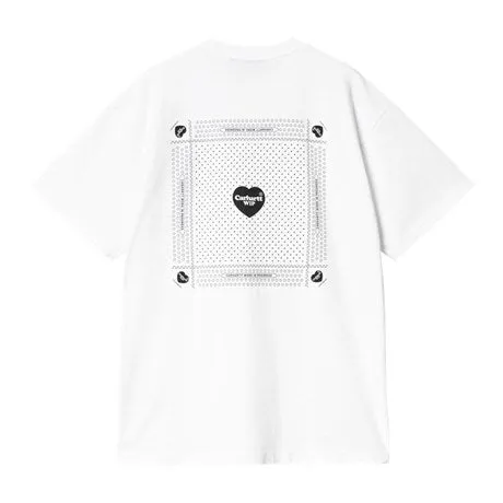 S/S HEART BANDANA T-SHIRT / CARHARTT WIP / WHITE