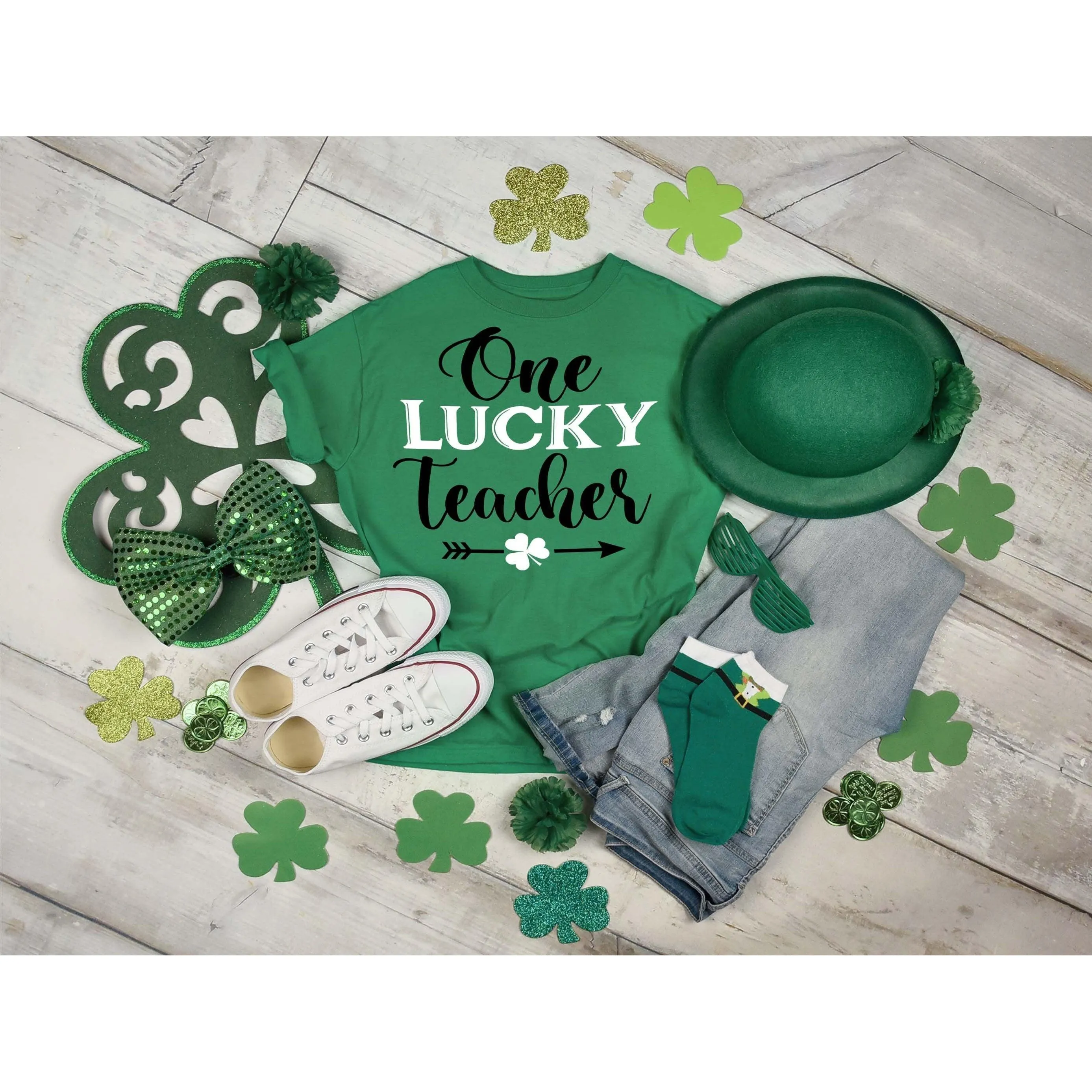 St. Patrick's shirt  | Lucky Teacher shirt | Irish shirt | St Patrick's day tshirt | Teacher shirt