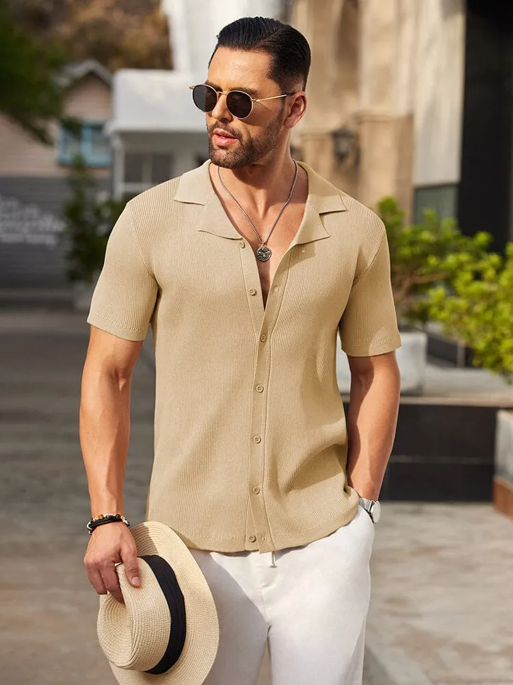 Summer Essential Button Down Knit Shirt (US Only)