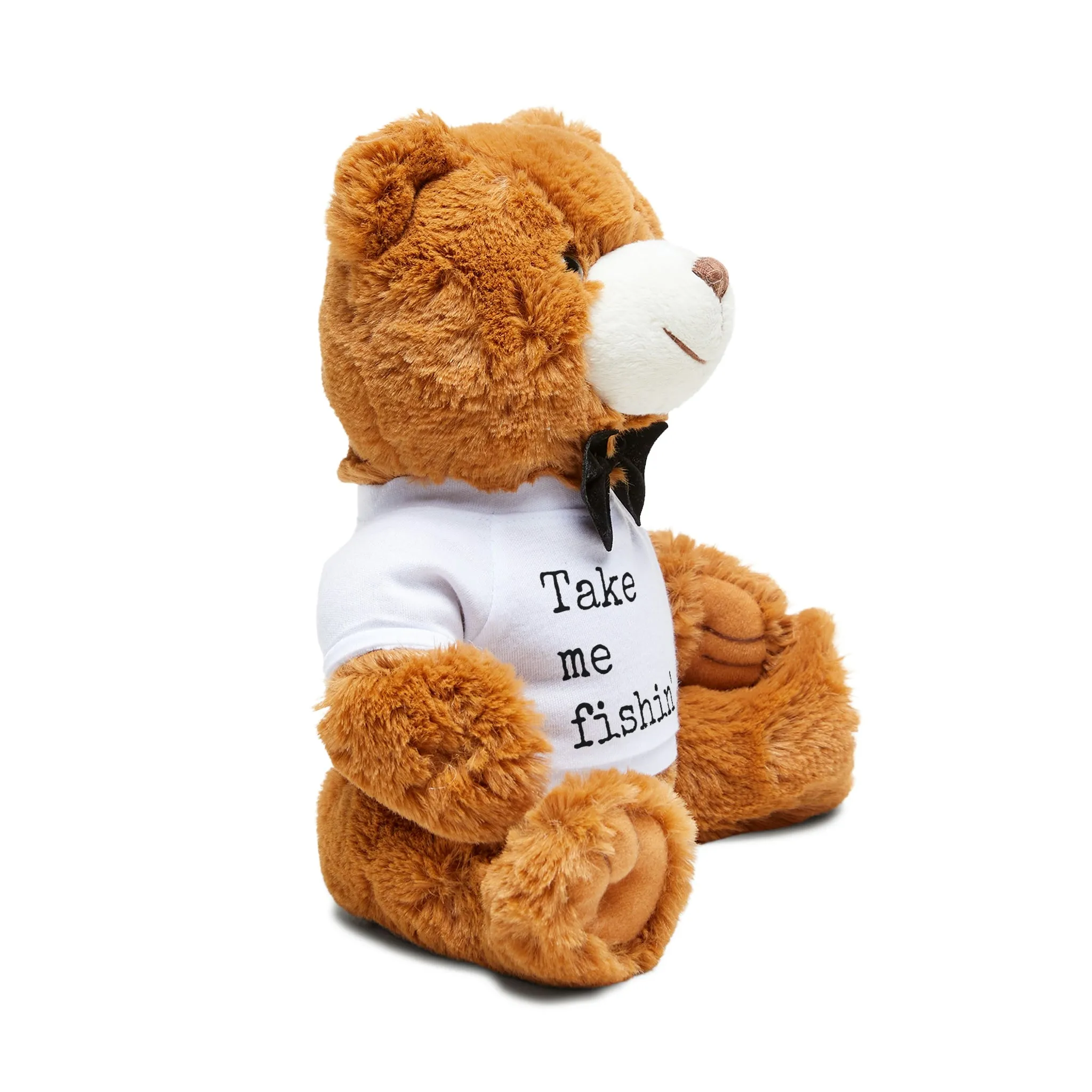 Take Me Fishin' - Fishing Theme -  Teddy Bear with T-Shirt