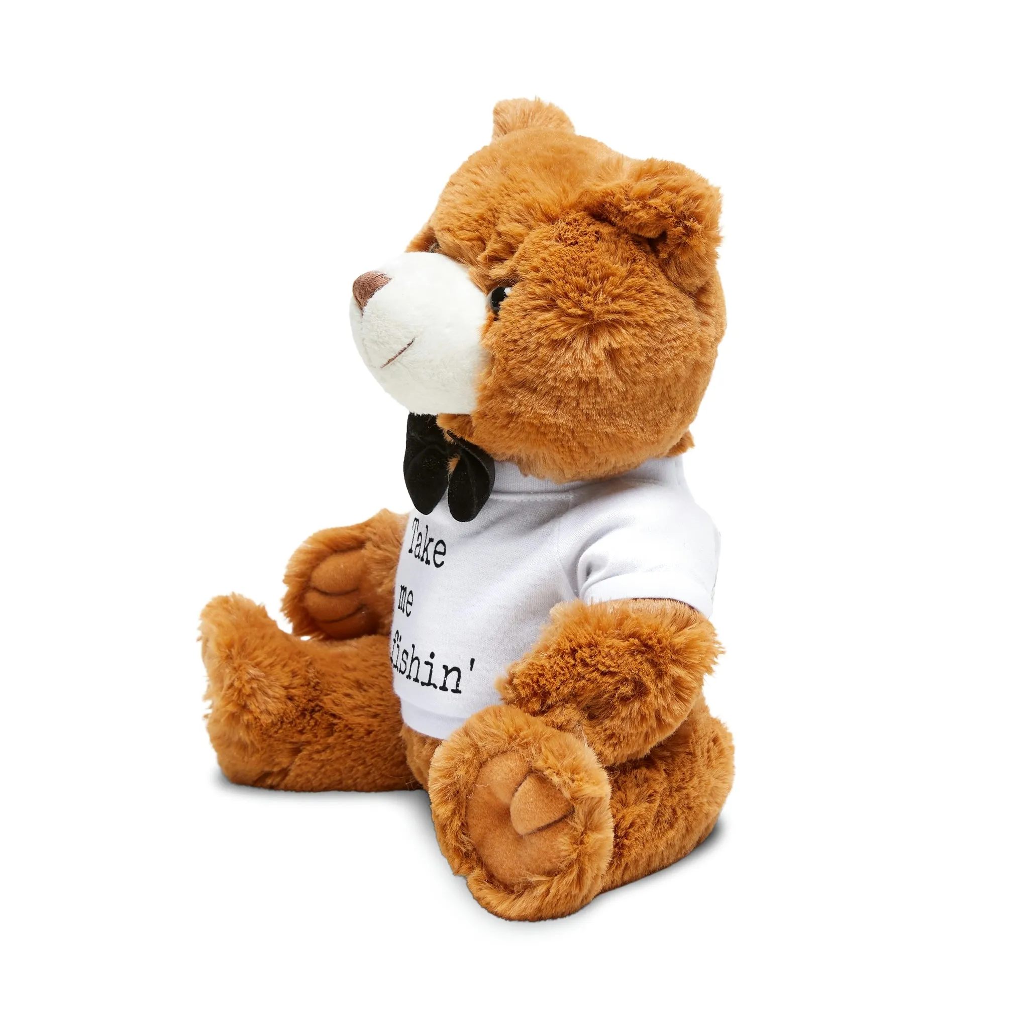 Take Me Fishin' - Fishing Theme -  Teddy Bear with T-Shirt