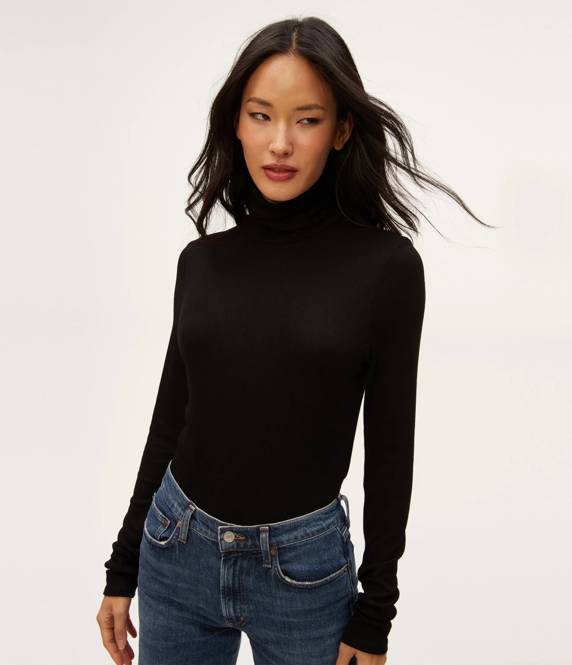 Tara Crop Turtleneck