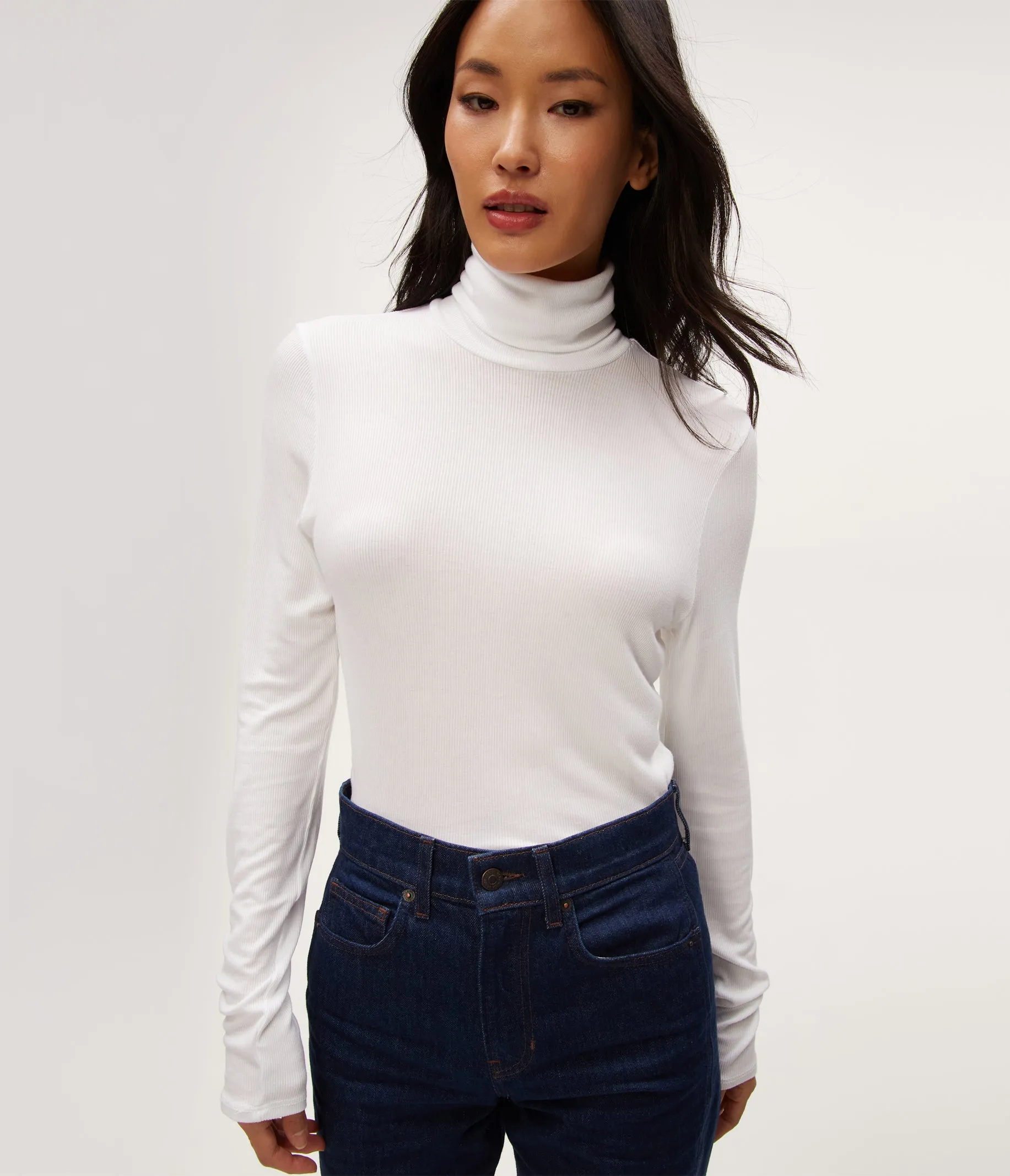 Tara Crop Turtleneck