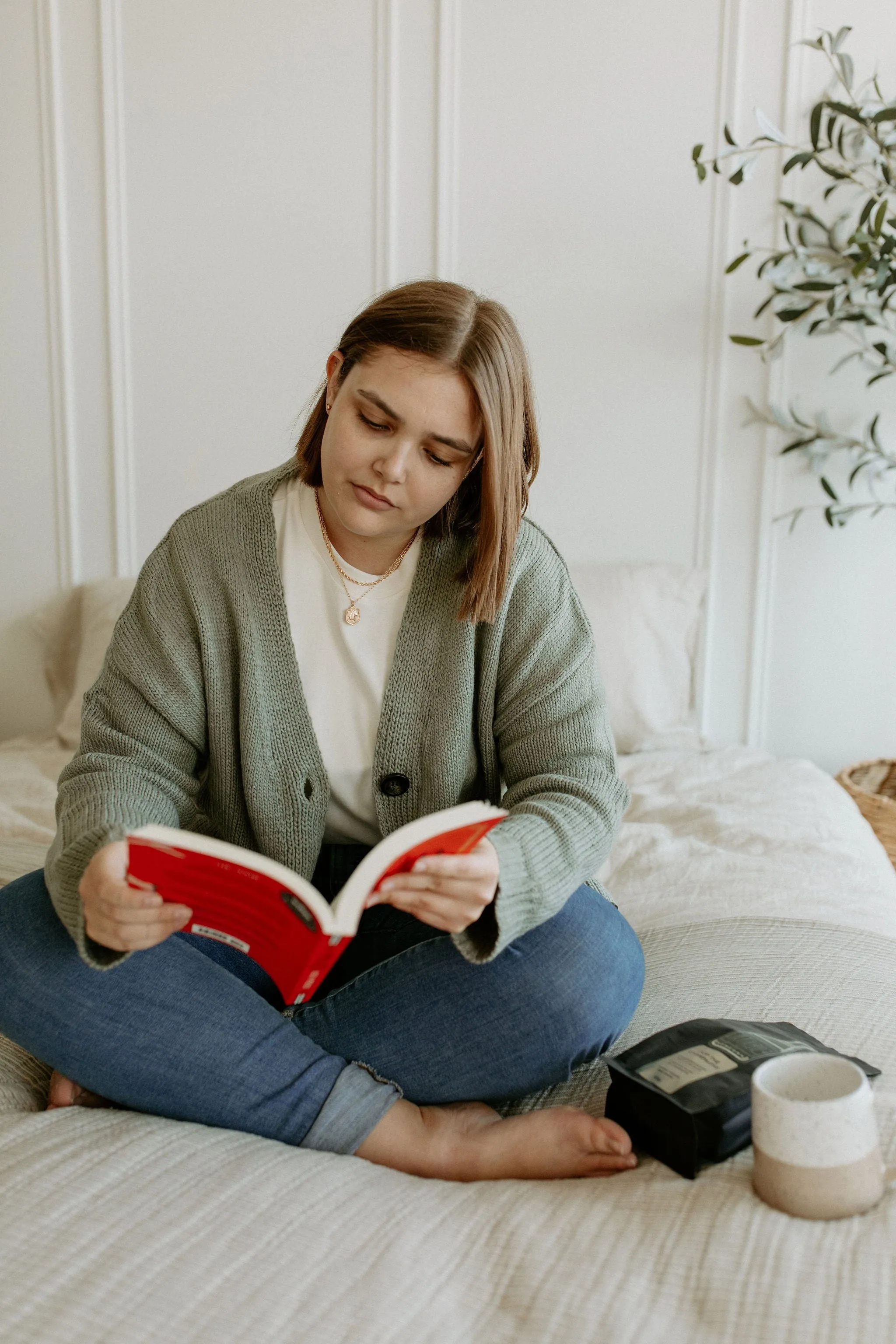 The Ashley Button Cardigan - Desert Sage