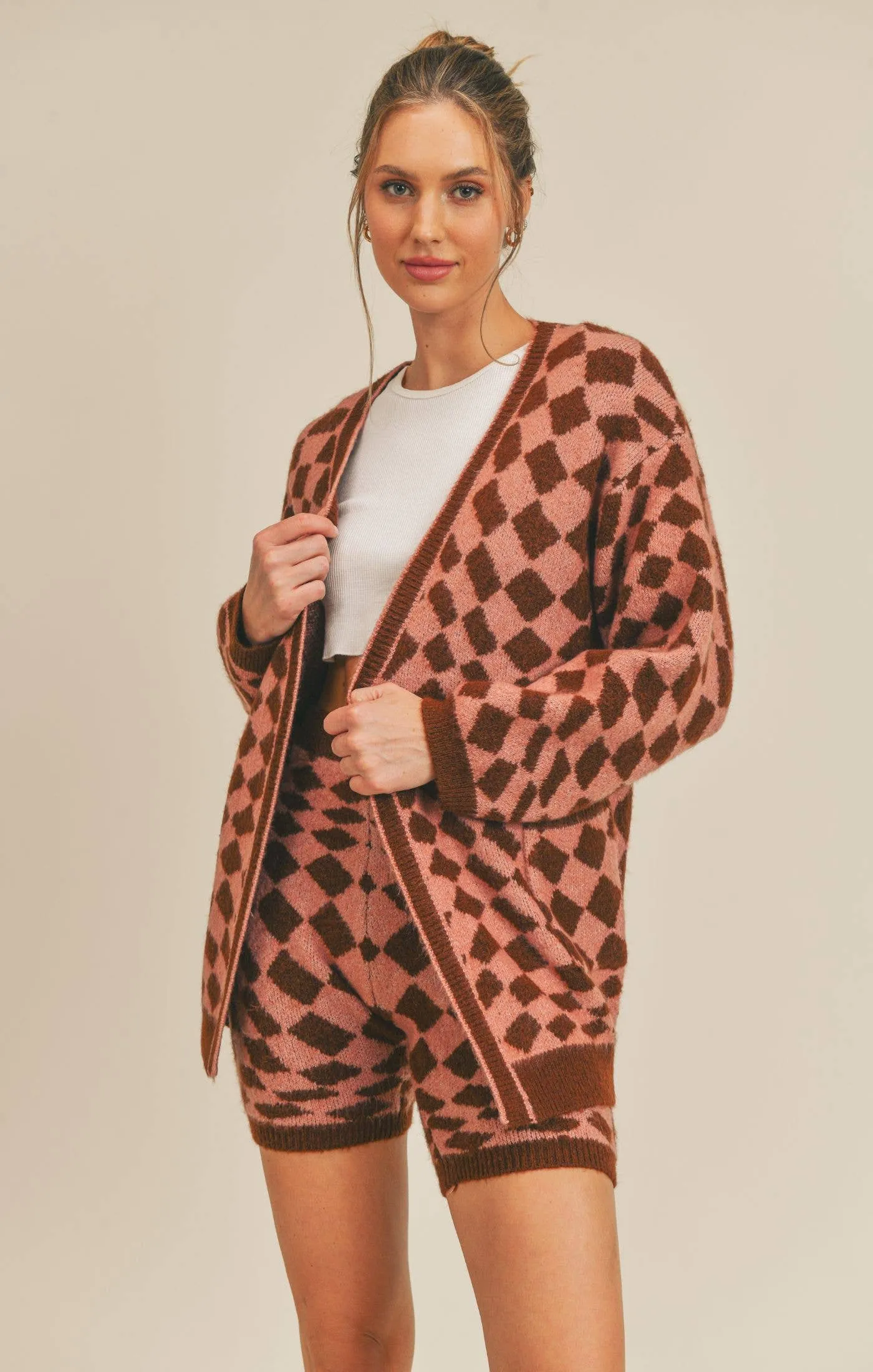 The Heart Of Joy Cardigan - Mauve   Brown