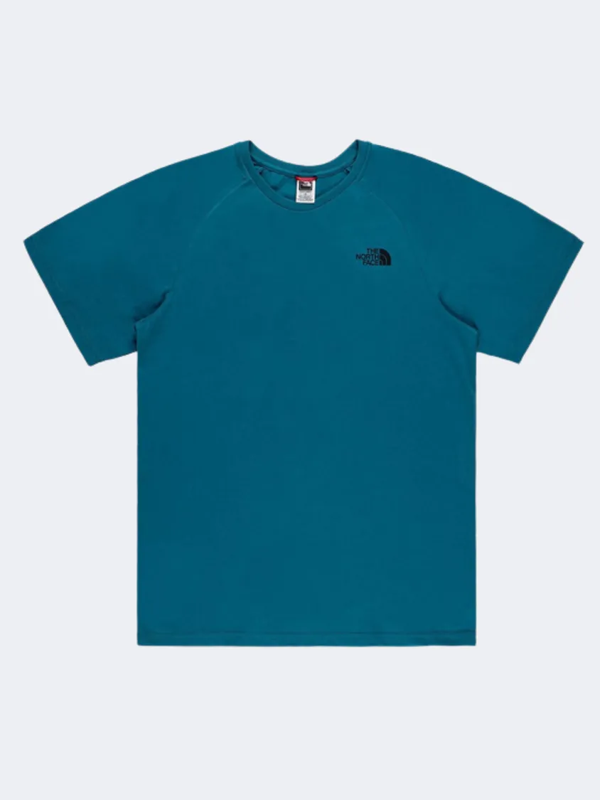 The North Face  Men Lifestyle T-Shirt Blue/Coral/Gravel