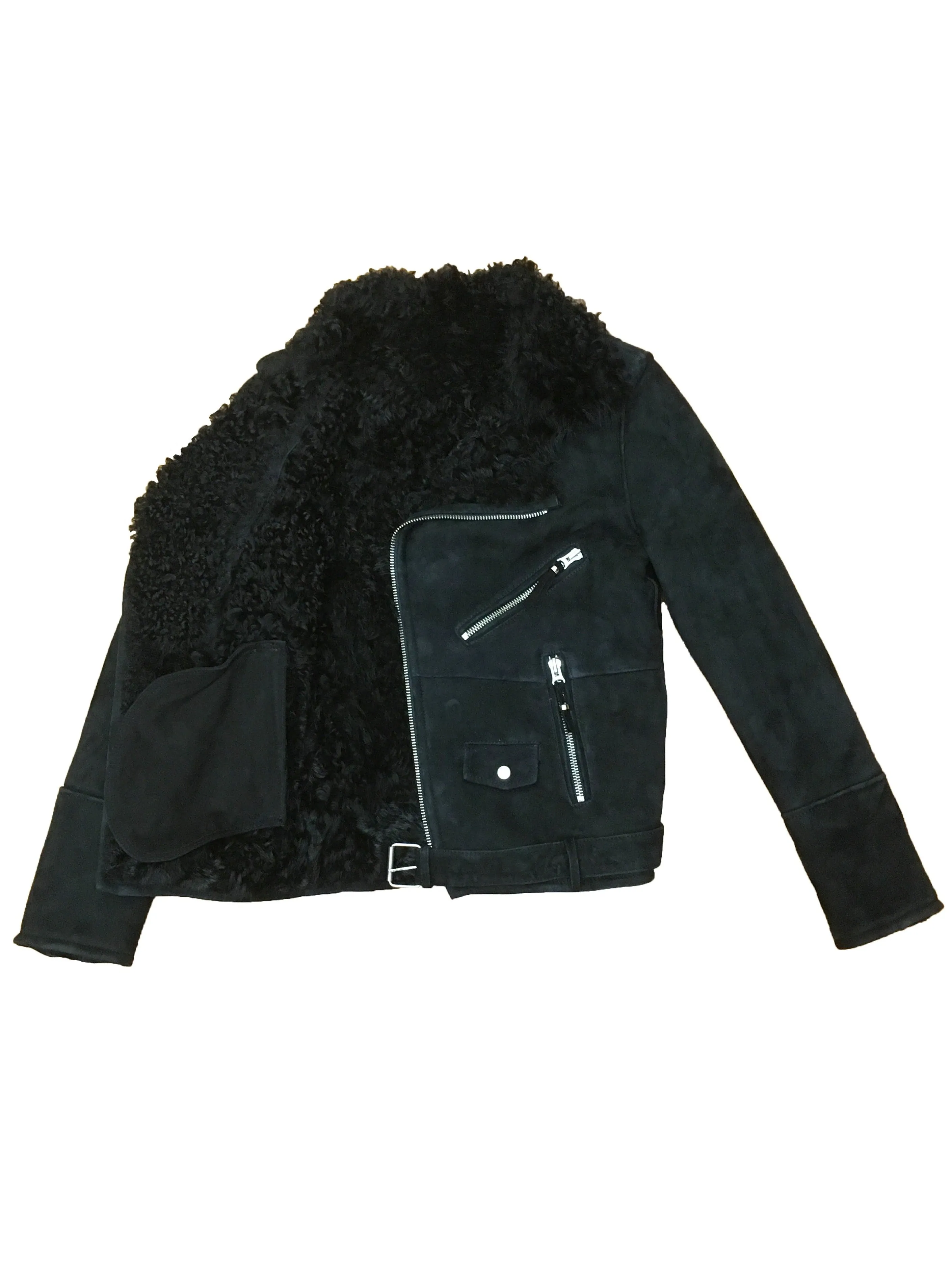 Tigrado Shearling Biker