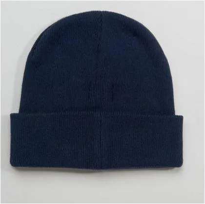 Tommy Hilfiger - TJ 90s Flag Beanie Peacoat Navyblue