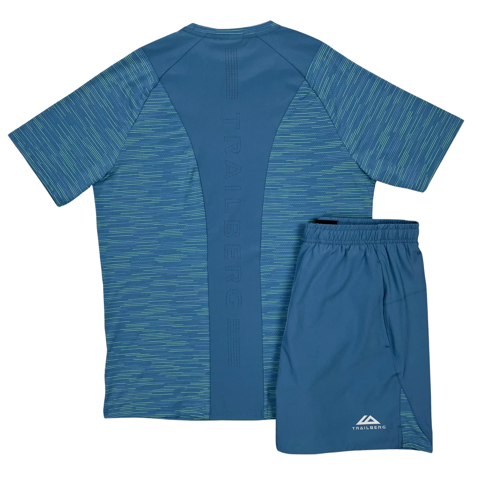 Trailberg Element T-Shirt / Shorts Set - Stellar Blue