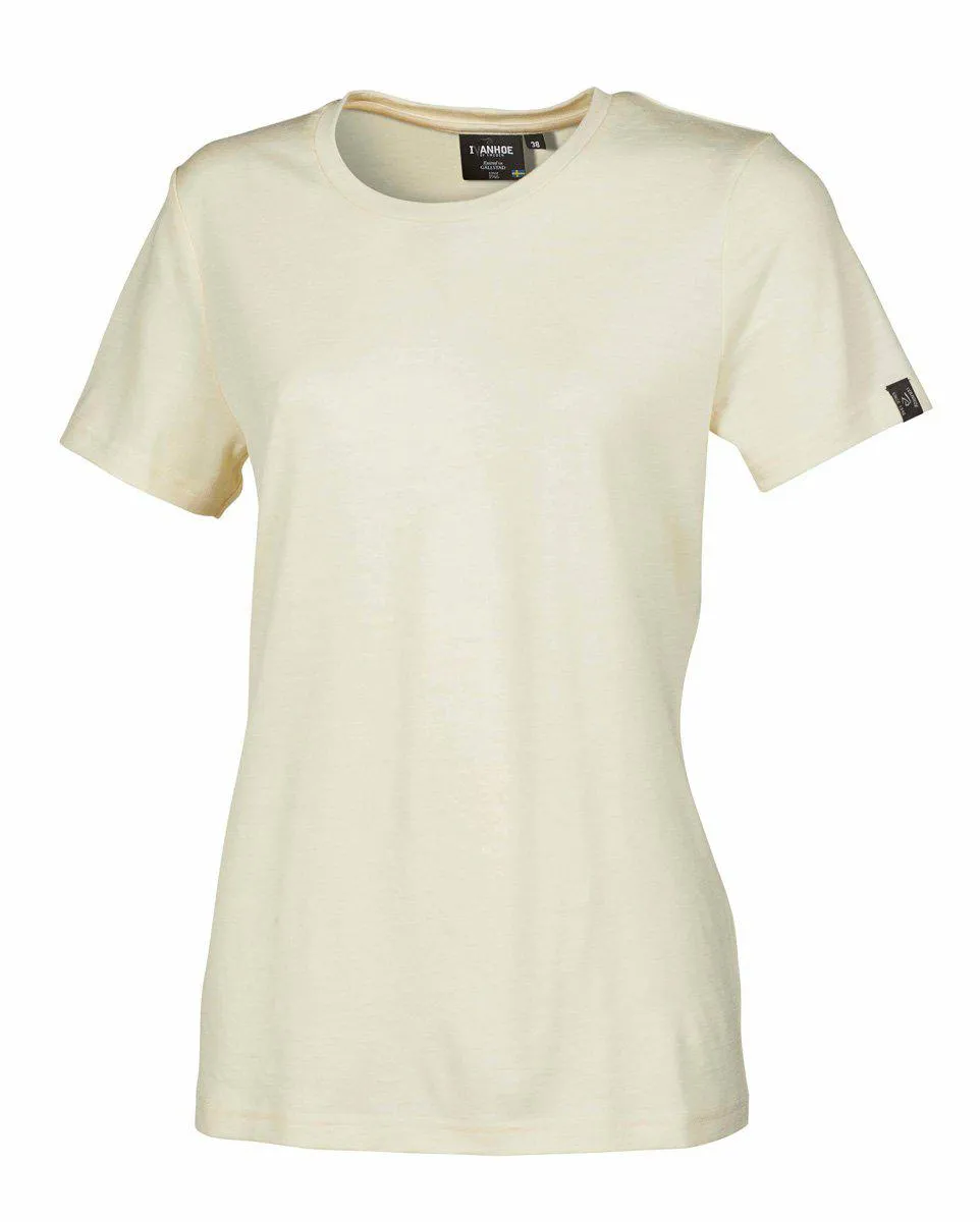 UNDERWOOL CILLA T-SHIRT — NATURAL WHITE