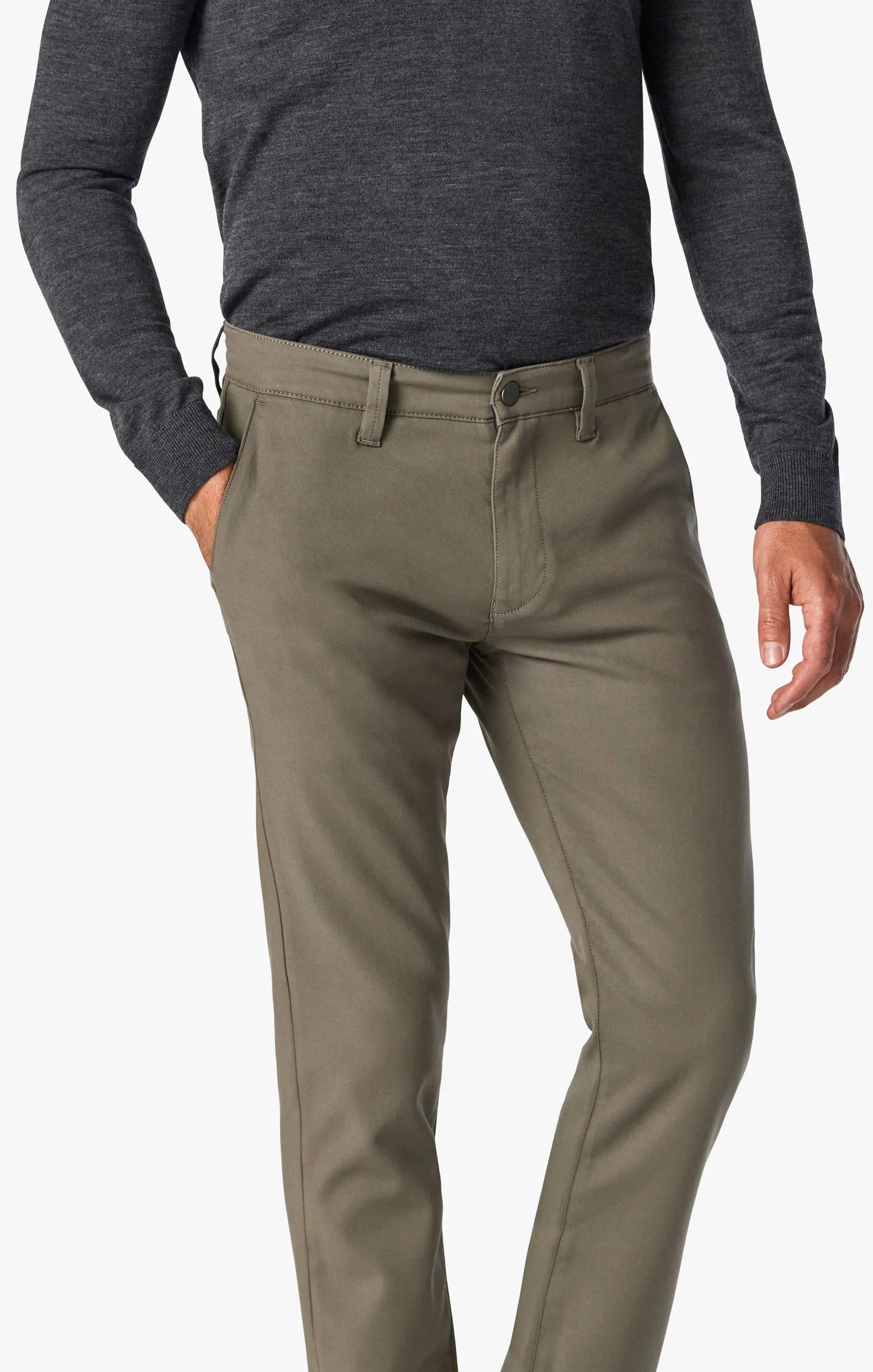 Verona Chino Pants In Olive High Flyer