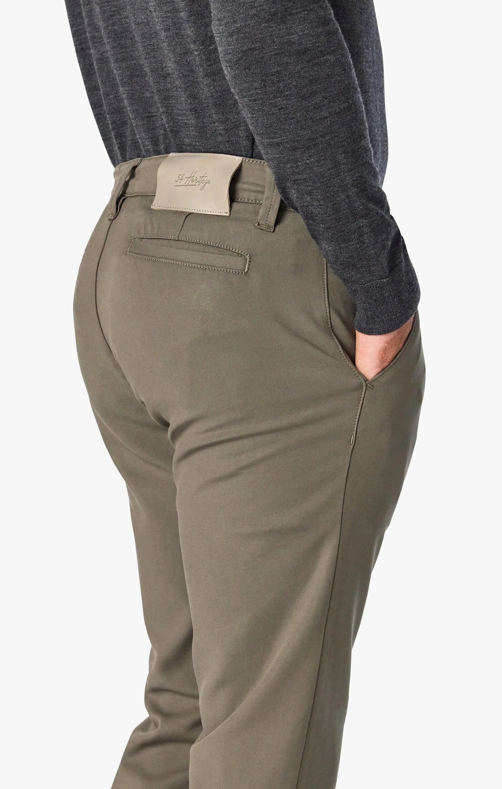 Verona Chino Pants In Olive High Flyer