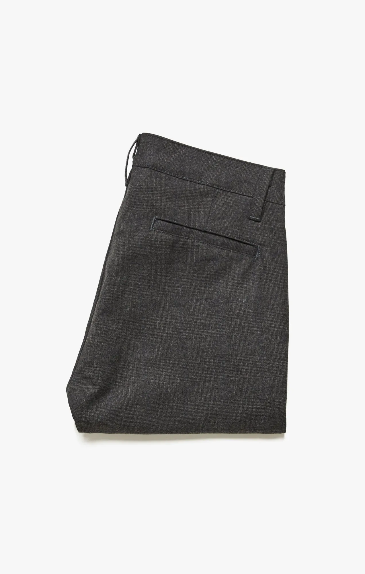 Verona Slim Leg Chino Pants In Smoke Elite Check