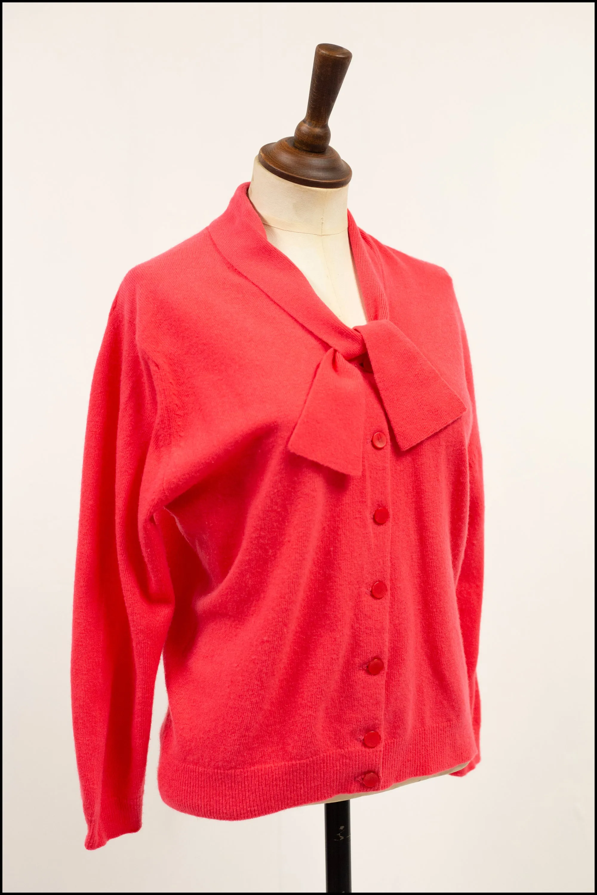 Vintage 1960s Hot Pink Pringle Cardigan