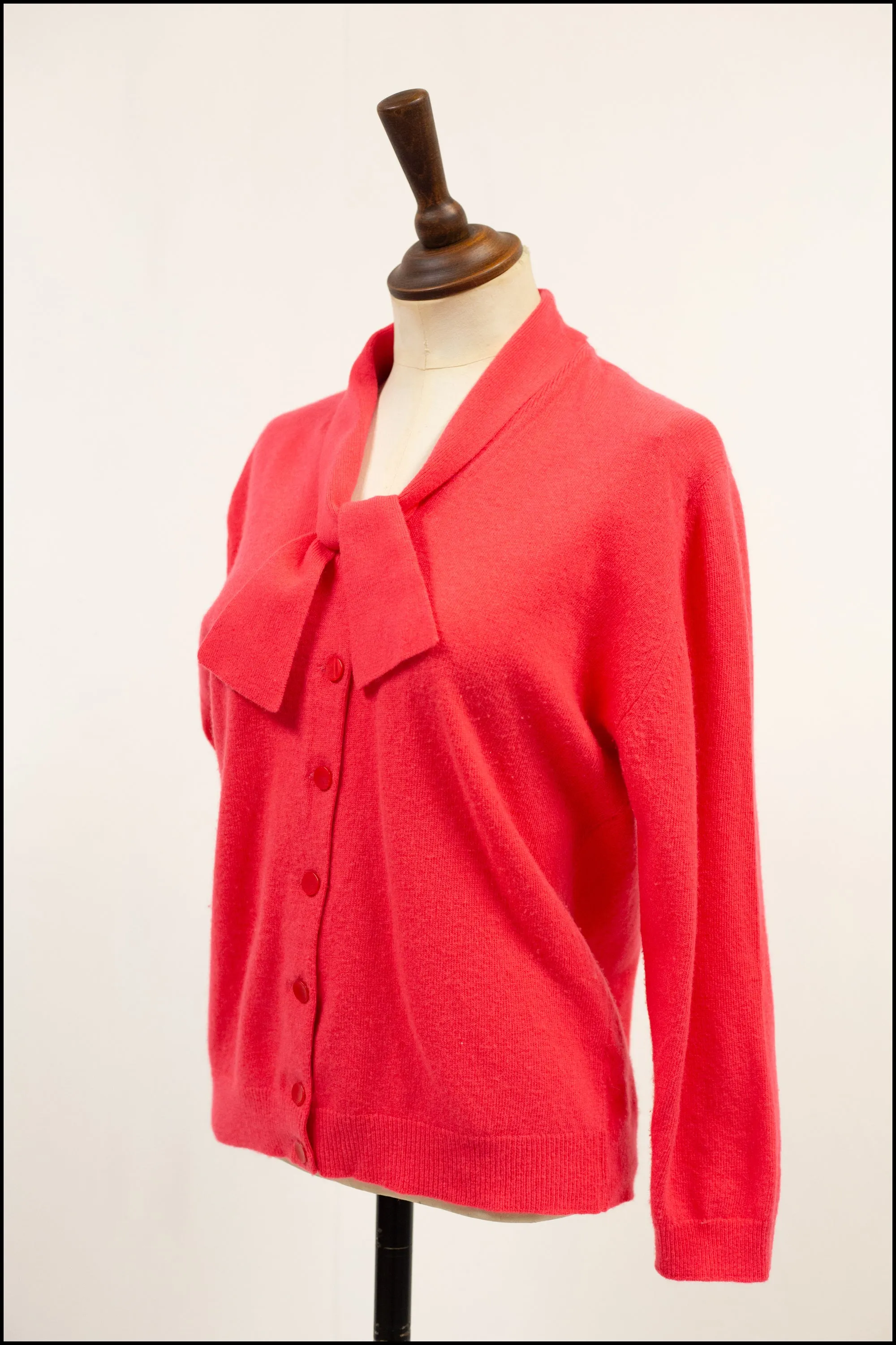 Vintage 1960s Hot Pink Pringle Cardigan