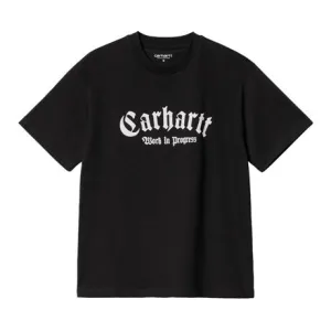 W' ONYX SCRIPT T-SHIRT / CARHARTT WIP / BLACK