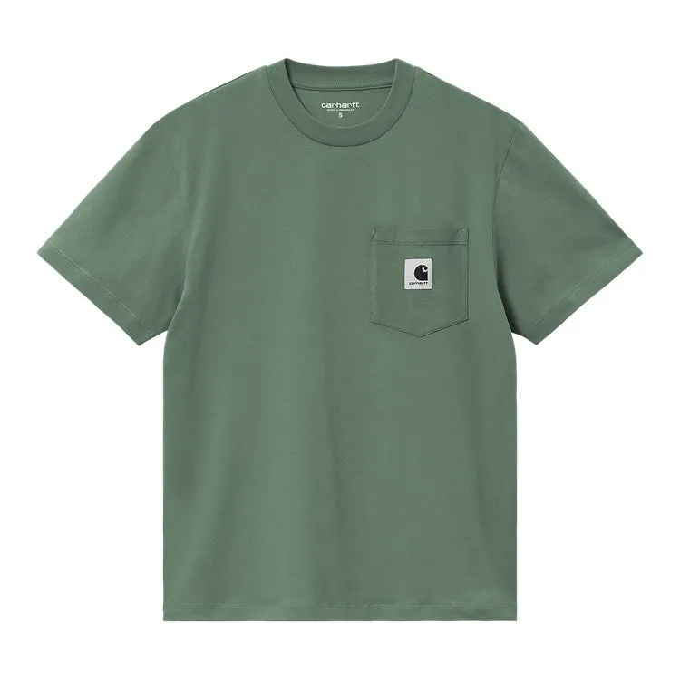 W' S/S POCKET T-SHIRT / CARHARTT WIP / DUCK GREEN