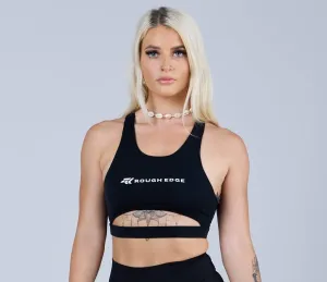 Womens MeanGRL© CROP TOP Black